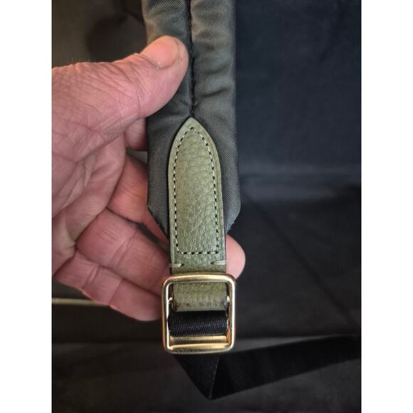 COACH Bag 30550 Backpack Pebbled Leather Medium Women's - Rare Green Authentic - Picture 9 of 16